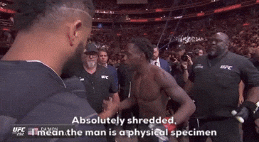 Absolutely Shredded, I Mean The Man Is A Physical