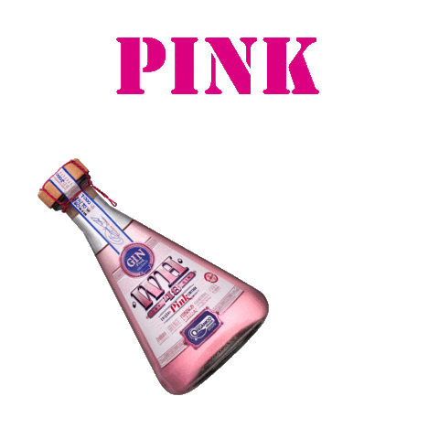 pink gin Sticker