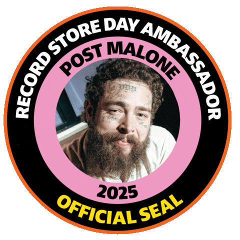 Austin Post Record Store Day Sticker by Post Malone