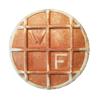 WaffleFactory waffle roi couronne gaufre Sticker