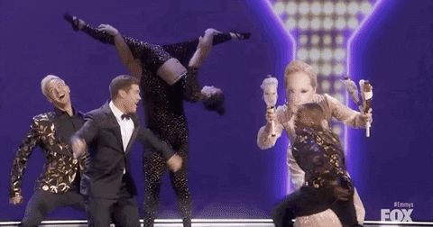 Meryl Streep Dance GIF by Emmys