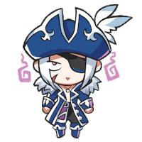 summonerswarapp water confused captain pirate Sticker