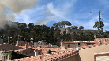 Wildfire Threatens Homes and Historic Castle in Southern France