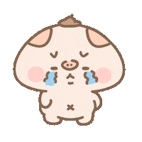 Cry 哭 Sticker by 豚豚TunTun