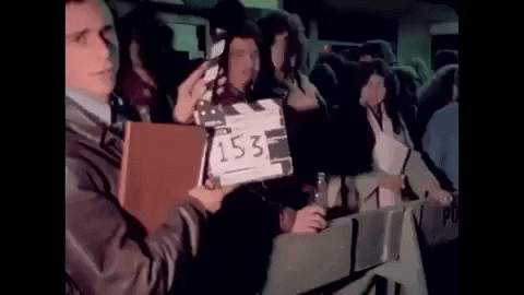 new york film festival clapboard GIF by Film Society of Lincoln Center