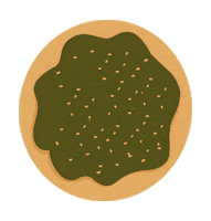 zandzdc zz zaatar manoushe zandz Sticker