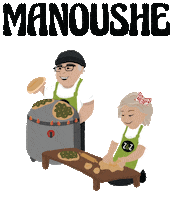 zandzdc zz zaatar manoushe zandz Sticker