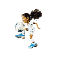 Christen Press Football Sticker