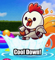 Summer Fun Swimming GIF by Zorooster
