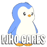 Happy Look At Me Sticker by Pudgy Penguins