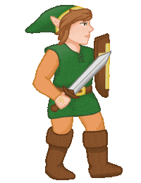 The Legend Of Zelda Link Sticker