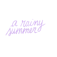 Rainy Day Summer Sticker