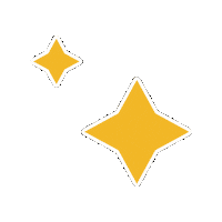 a_4_pattes_paris stars yellow etoile étoiles Sticker
