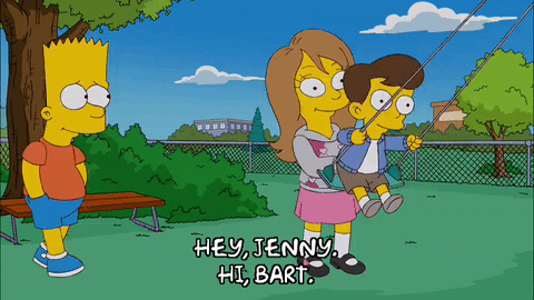 Nervous Episode 17 GIF by The Simpsons