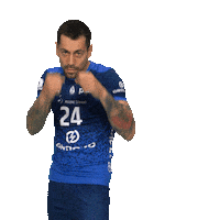 slepskmalowsuwalki fight sport volleyball player Sticker