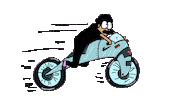 Back To The Future Bike Sticker by deladeso