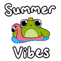 Summer Sea Sticker by Lofi Girl