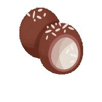 degscakes sweet chocolate bombom trufa Sticker