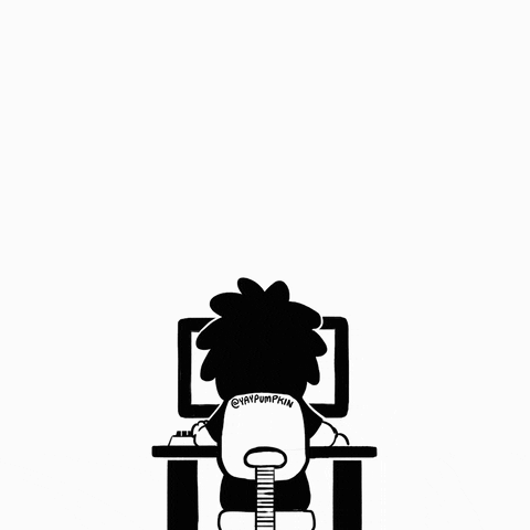 yaypumpkin animation ghost monster dark GIF