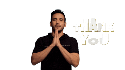 Gracias Thank You Sticker by Alicastro