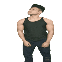 Getssupport reaction workout man boy Sticker