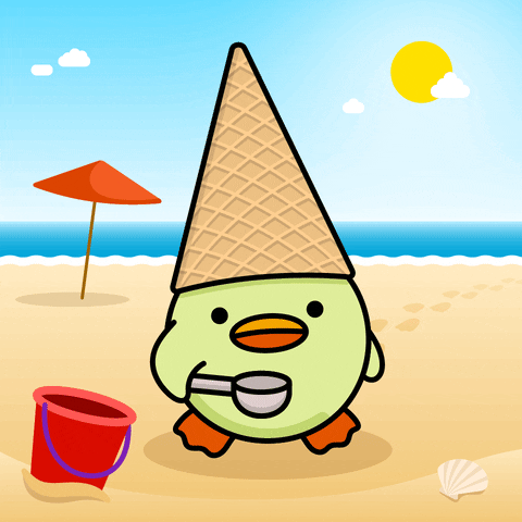 digitalducks giphyupload stabby quacks cartoon duck GIF