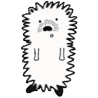 Tired Melt Sticker