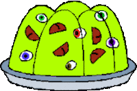 gross jello STICKER