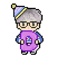 Happy Birthday Party Sticker