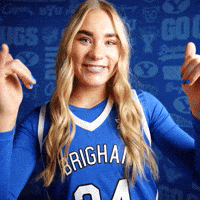 Basketball Cannon GIF by BYU Cougars