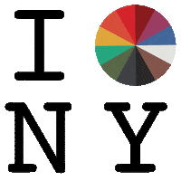 New York Rainbow Sticker by Color Factory