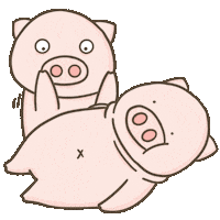 Couple Pig Sticker