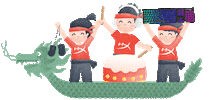 Dragon Boat Sticker by HyperXAPAC