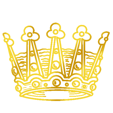 Queen King Sticker