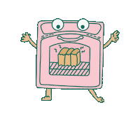 Pink Coffee Sticker by Ivo Adventures