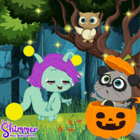 Halloween Pumpkin GIF by ShimmertheGlowworm