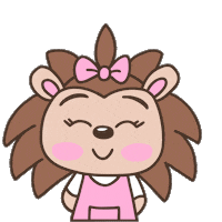 chaknums kawaii like tap hedgehog Sticker