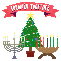 Come Together Merry Christmas Sticker by Creative Courage