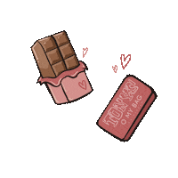 Chocolate Love Sticker by O My Bag