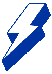 Lightning Bolt Wow Sticker by Wavestorm