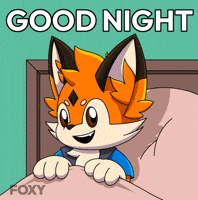 Tired Good Night GIF by Foxy