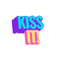 thatdesignerben kiss pink pride purple Sticker