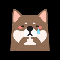 allisonchan2 dog sad tears jomug9 GIF