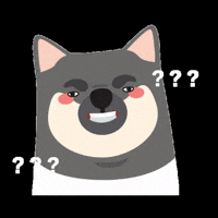allisonchan2 dog what questionmark jomug9 GIF