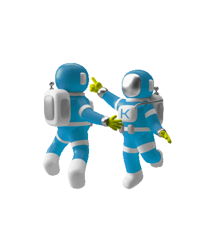 Kommdirekt giphyupload digitalagentur kommdirekt astronauten Sticker