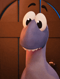 Happy Surprised GIF by Claynosaurz