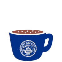 Hot Cocoa Mug Sticker by Worcester State University