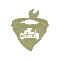 backtothebone bone bandana dog bandana bttb Sticker