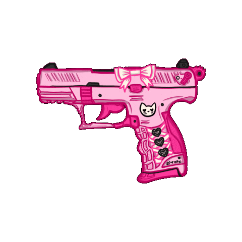 Pew Pew Pink Sticker