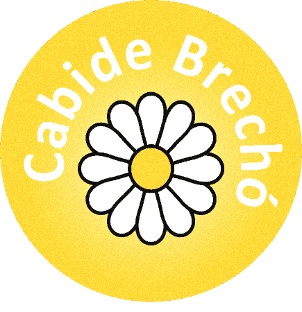 cabidebrecho giphygifmaker logo flor amarelo GIF